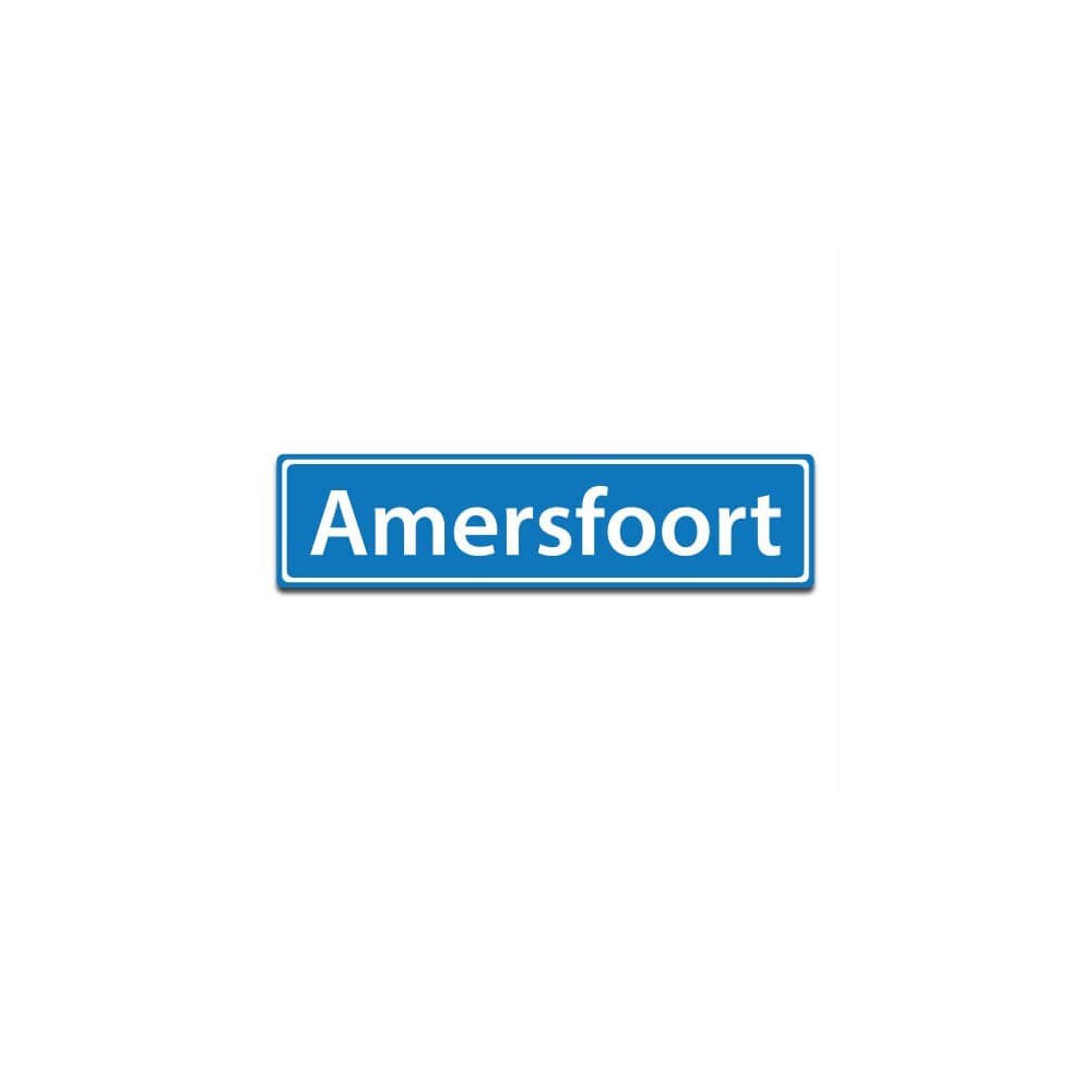 Plaatsnaam sticker Amersfoort - 1
