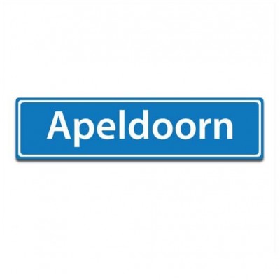 Plaatsnaam sticker Apeldoorn - 1
