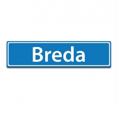 Plaatsnaam sticker Breda - 1 Plaatsnaam sticker Breda - 1