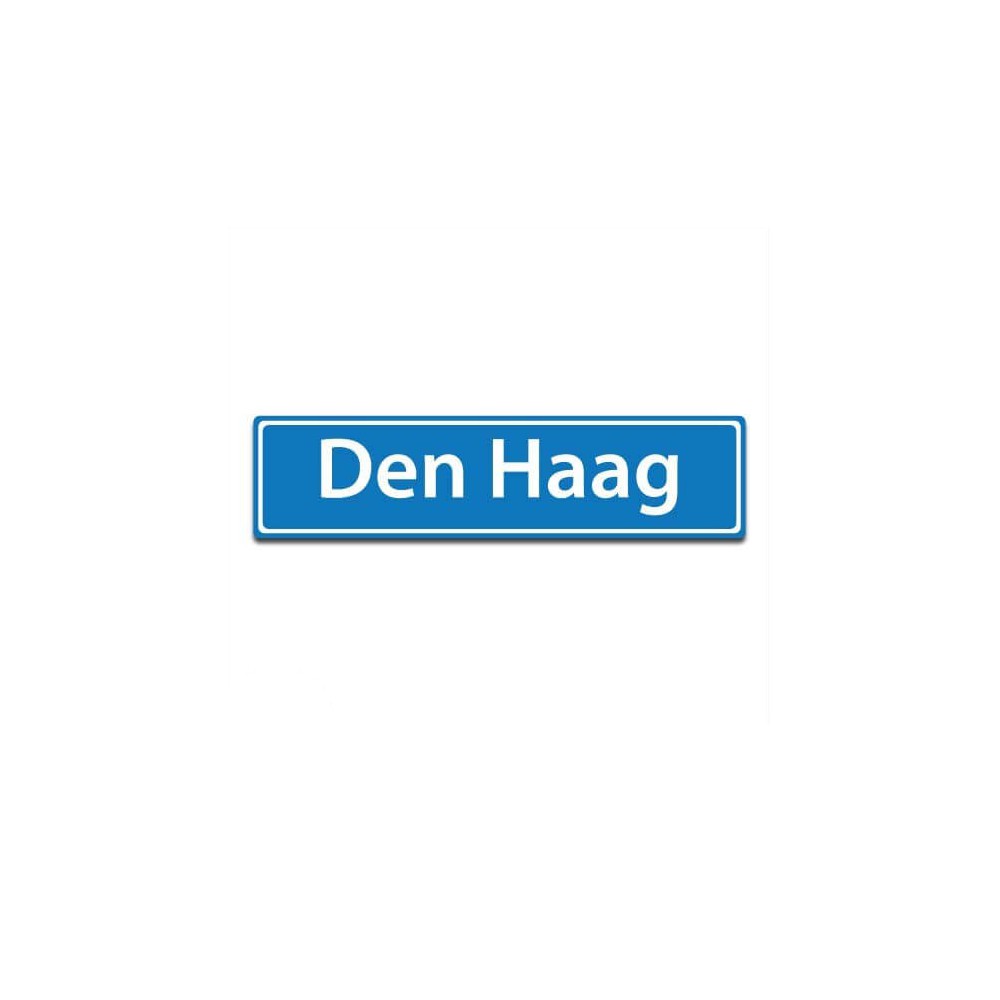 Plaatsnaam sticker Den Haag - 1