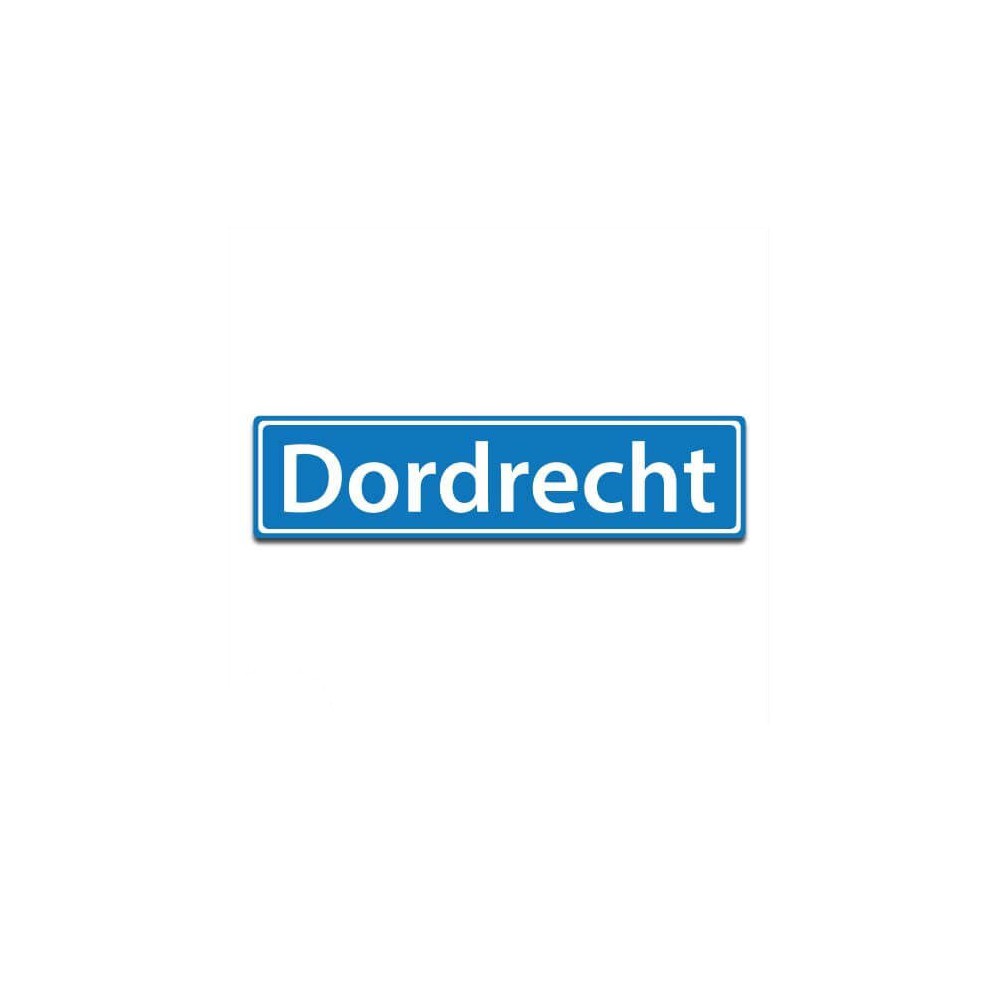 Plaatsnaam sticker Dordrecht - 1