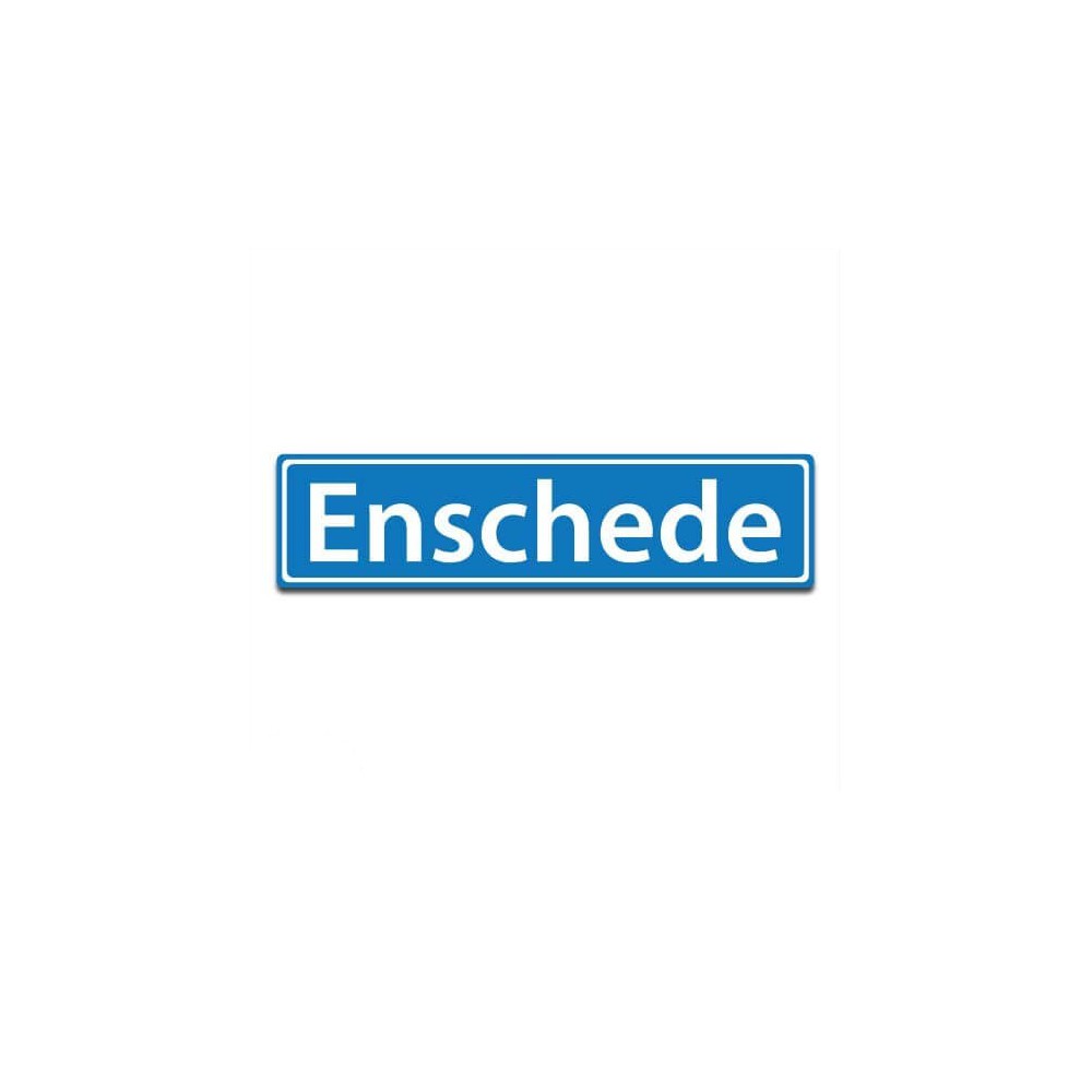 Plaatsnaam sticker Enschede - 1