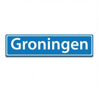 Ortsaufkleber Groningen - 1