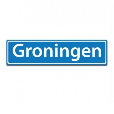 Plaatsnaam sticker Groningen - 1 Plaatsnaam sticker Groningen - 1