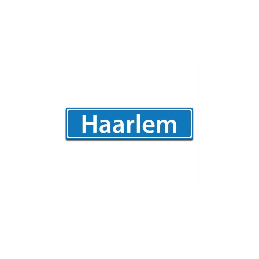Plaatsnaam sticker Haarlem - 1