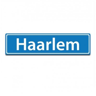 Plaatsnaam sticker Haarlem - 1