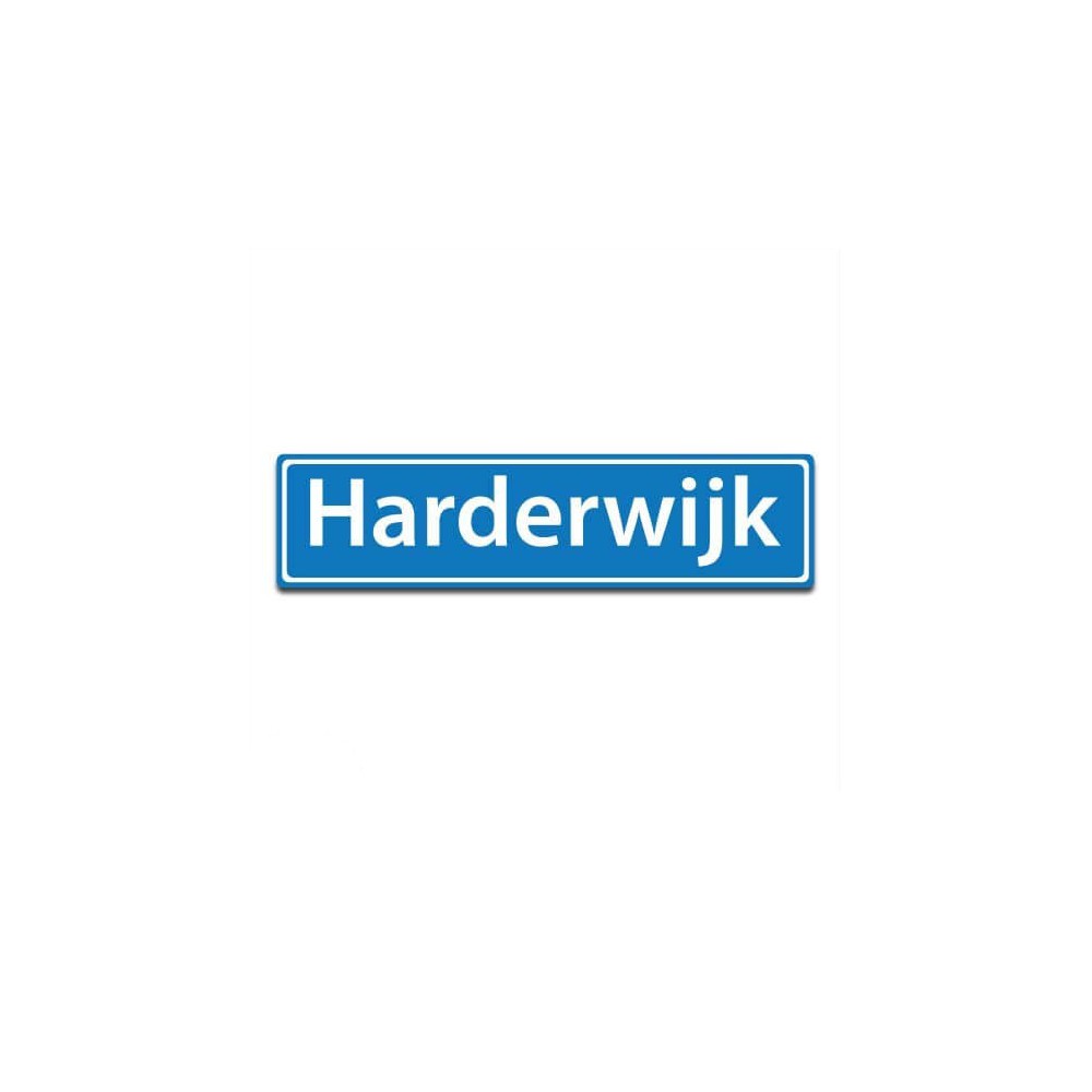Plaatsnaam sticker Harderwijk - 1