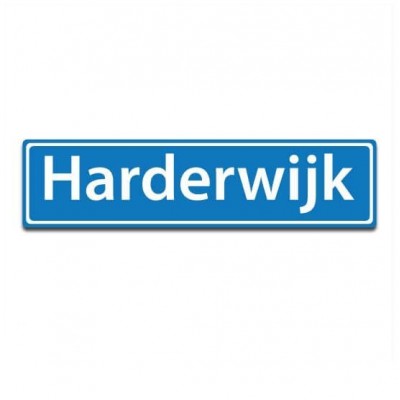 Plaatsnaam sticker Harderwijk - 1 Plaatsnaam sticker Harderwijk - 1