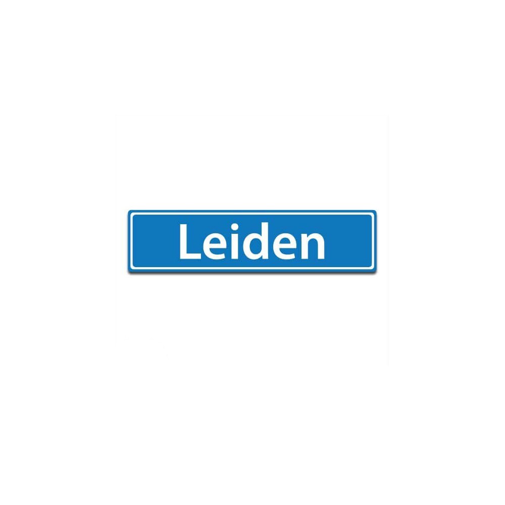 Plaatsnaam sticker Leiden - 1