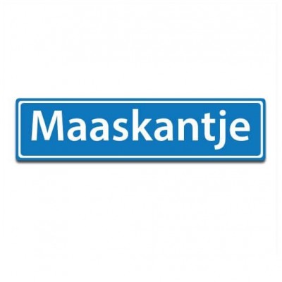 Plaatsnaam sticker Maaskantje - 1