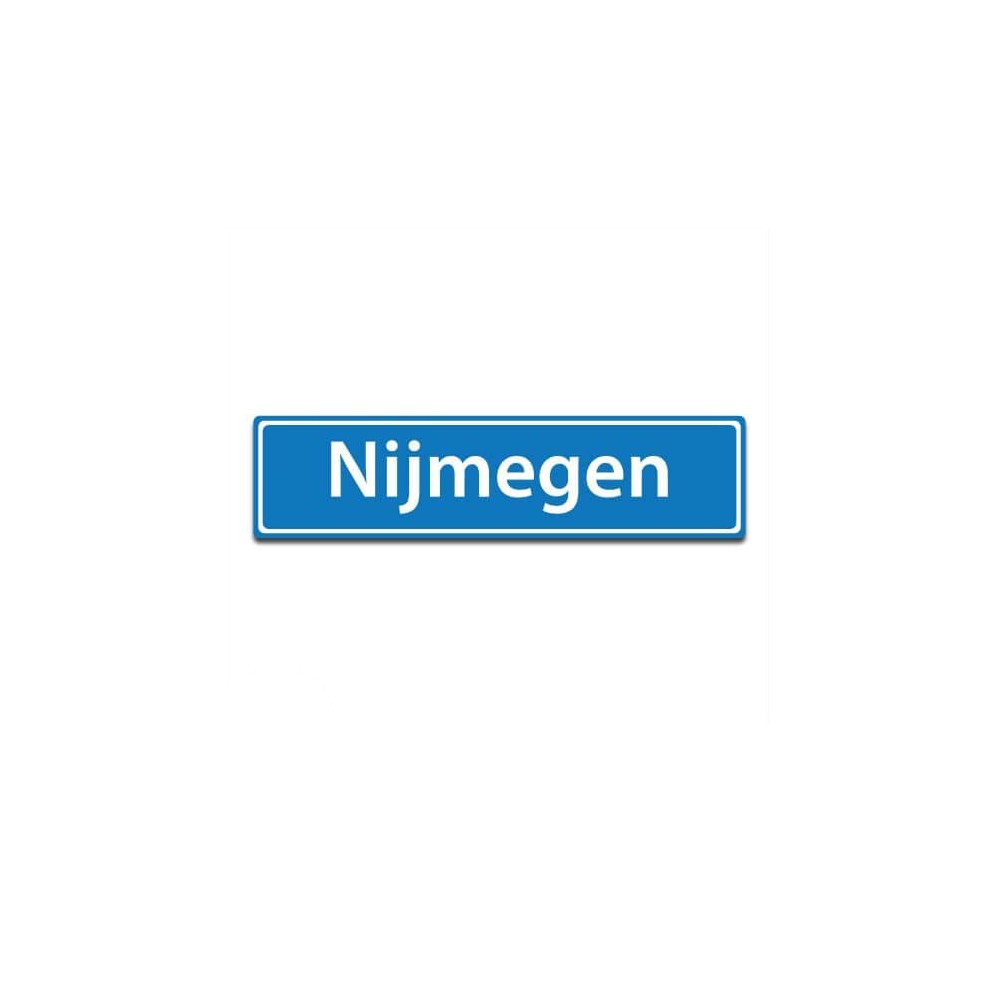 Plaatsnaam sticker Nijmegen - 1