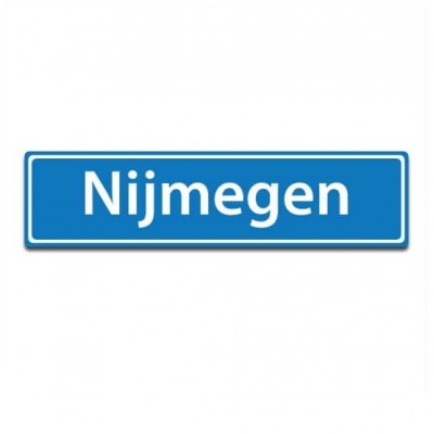 Plaatsnaam sticker Nijmegen - 1