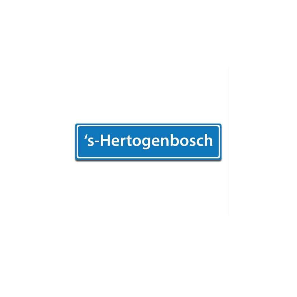Plaatsnaam sticker ‘s-Hertogenbosch - 1