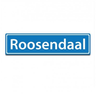 Plaatsnaam sticker Roosendaal - 1 Plaatsnaam sticker Roosendaal - 1