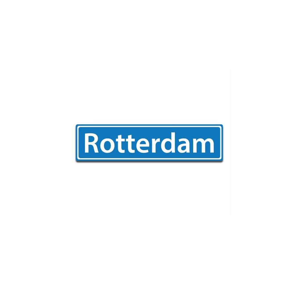 Plaatsnaam sticker Rotterdam - 1