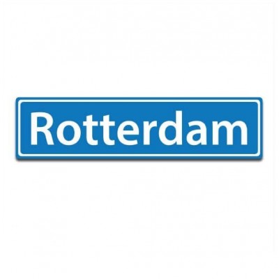 Plaatsnaam sticker Rotterdam - 1