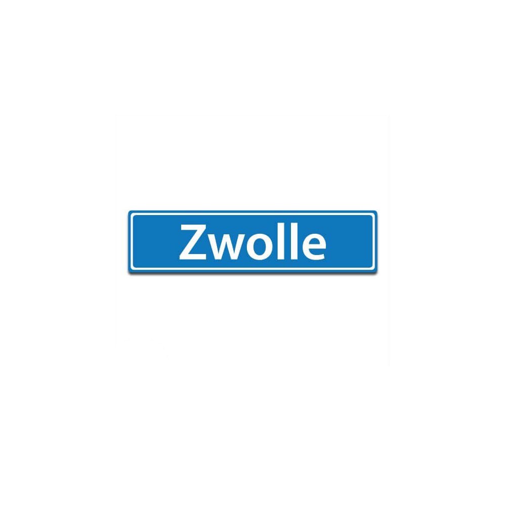 Ortsaufkleber Zwolle - 1