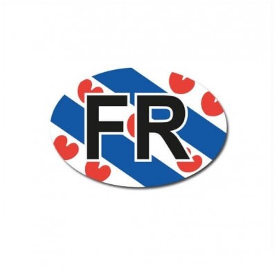 Friesland auto provincie sticker - 1