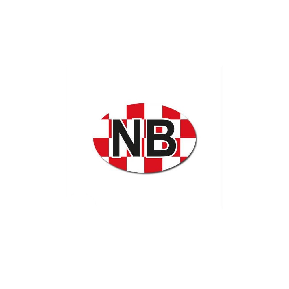 Noord-Brabant auto provincie sticker - 1
