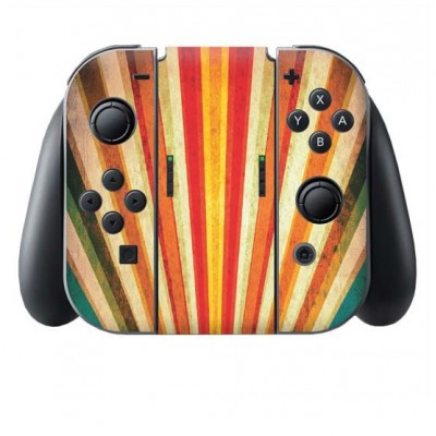 Rainbow Grunge Switch Joy-Con + Grip Skin - 1 Rainbow Grunge Switch Joy-Con + Grip Skin - 1