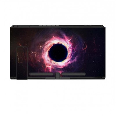 Nintendo Switch Skin Zwart Gat - 1