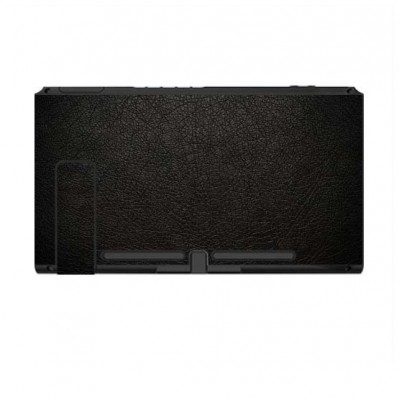 Nintendo Switch Skin Zwart Leer - 1 Nintendo Switch Skin Zwart Leer - 1
