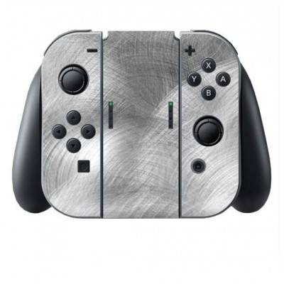 Brushed Steel Switch Joy-Con + Grip Skin - 1