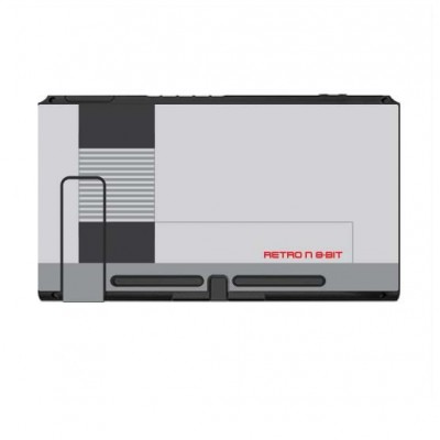 Nintendo Switch Skin Retro N 8-Bit - 1 Nintendo Switch Skin Retro N 8-Bit - 1