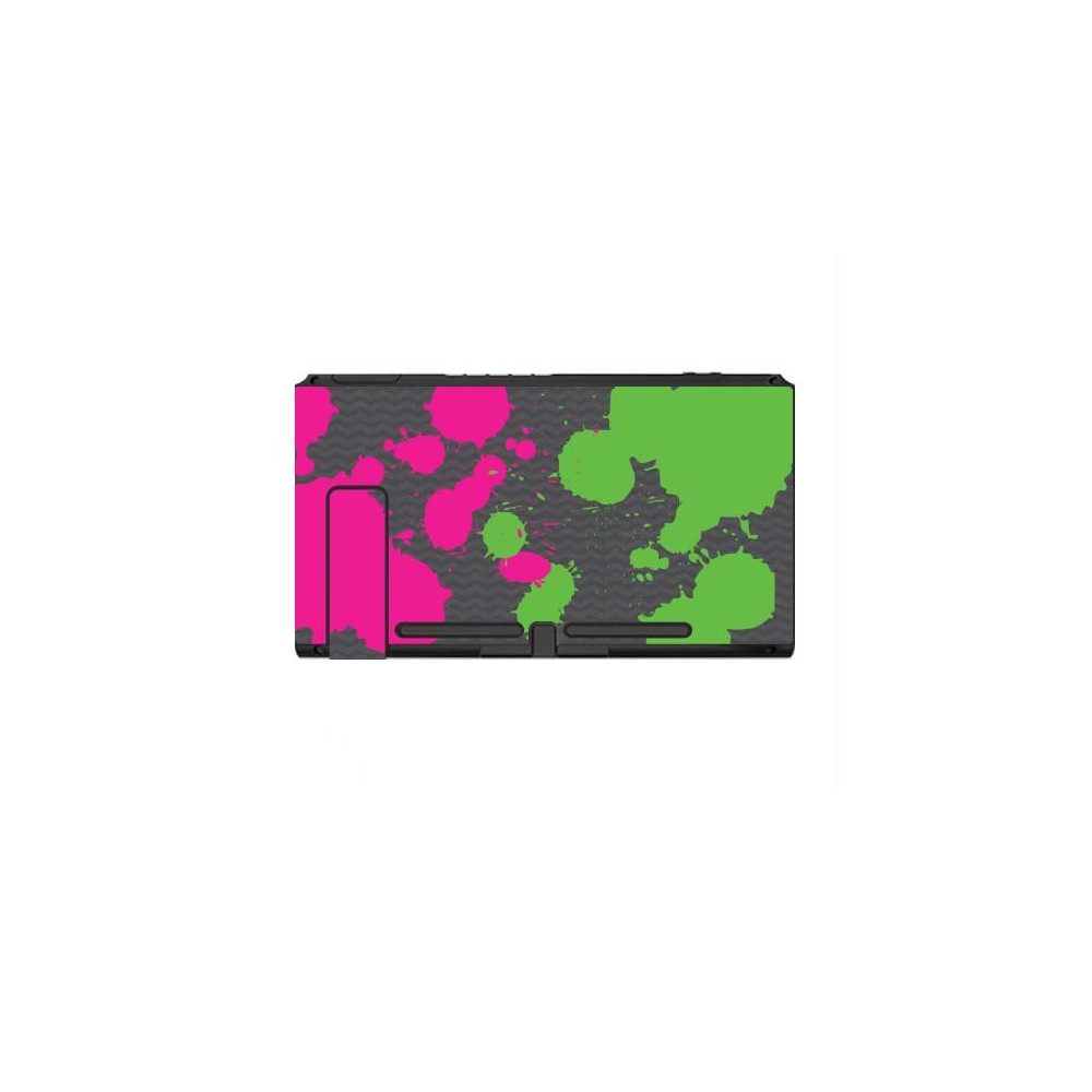 Nintendo Switch Skin Splat Green Pink - 1
