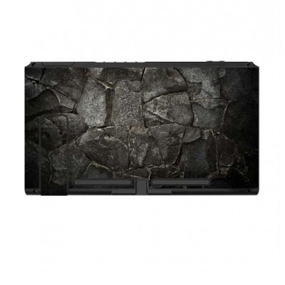 Nintendo Switch Skin Zwarte Stenen - 1