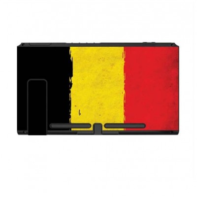 Nintendo Switch Skin Grunge Vlag Belgie - 1