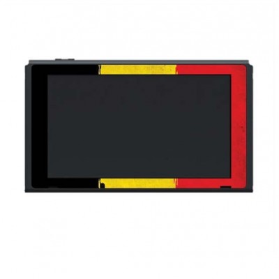 Nintendo Switch Skin Grunge Vlag Belgie - 2