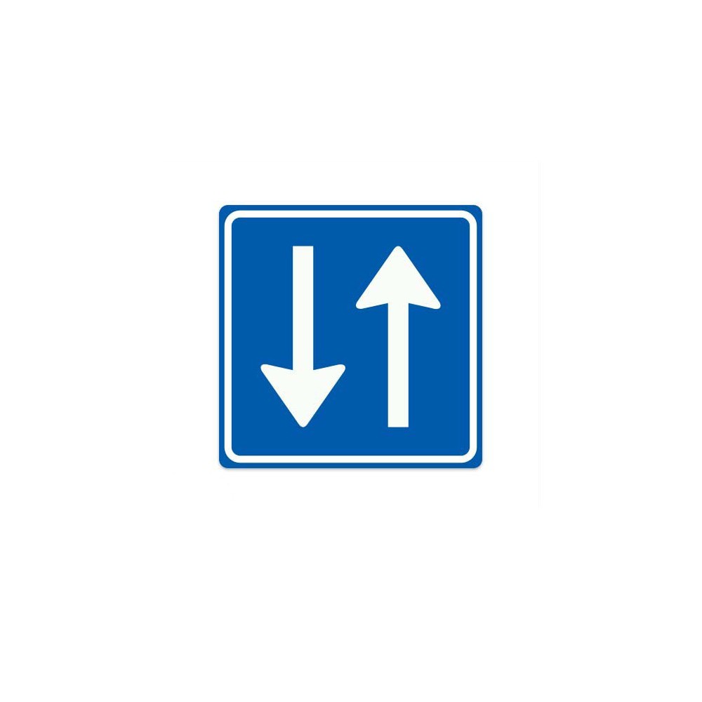C05 Verkehrszeichenaufkleber „Einfahrt erlaubt“ – 1