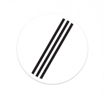 F08 Einde van alle door borden aangegeven verboden verkeersbord sticker - 1