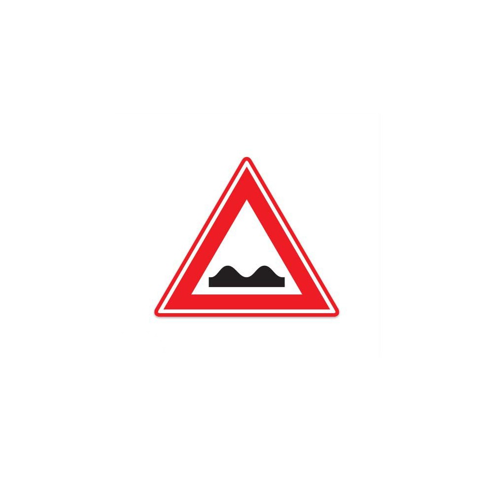 J01 Aufkleber „Warnung vor schlechter Straßenoberfläche“ – 1