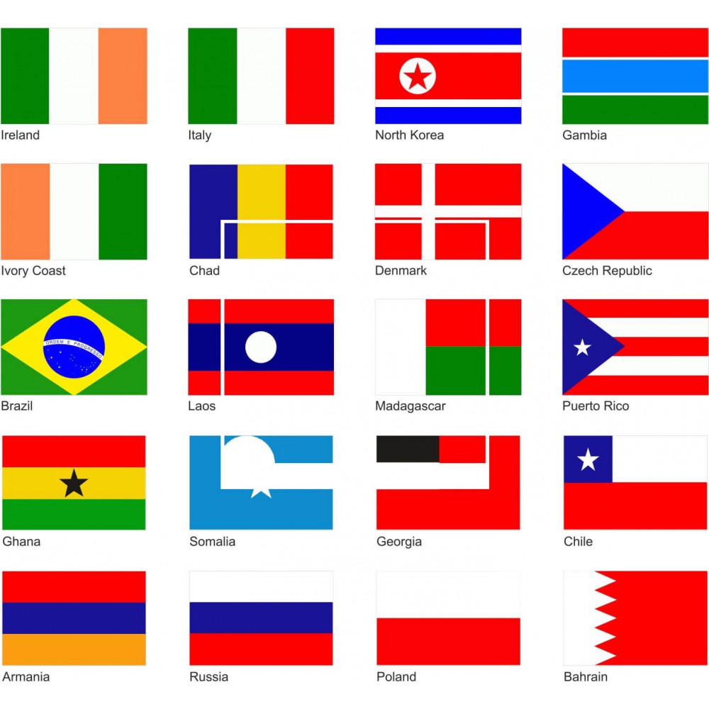 Flaggen aller Länder möglich - 3