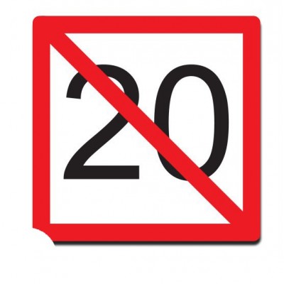 Verboden ligplaats te nemen binnen de  in meters aangegeven sticker - 1