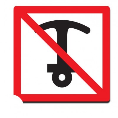 Verboden te ankeren sticker - 1 Verboden te ankeren sticker - 1