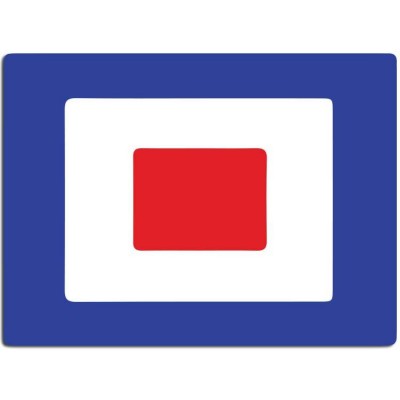 Seinvlag letter W - 1