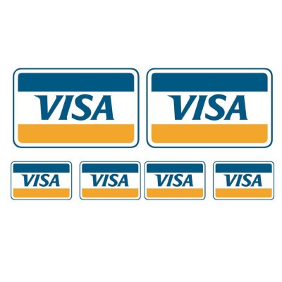 Visa stickers - 1