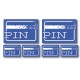 Pin stickers