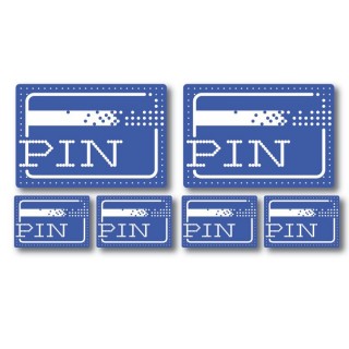 Pin stickers set - 1