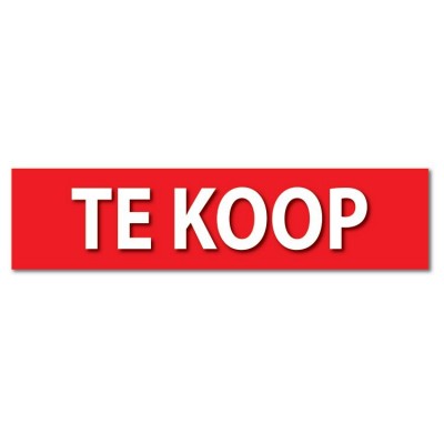 Makelaardij sticker te koop - 1