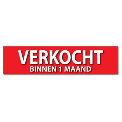 Makelaardij sticker Verkocht binnen 1 maand - 1