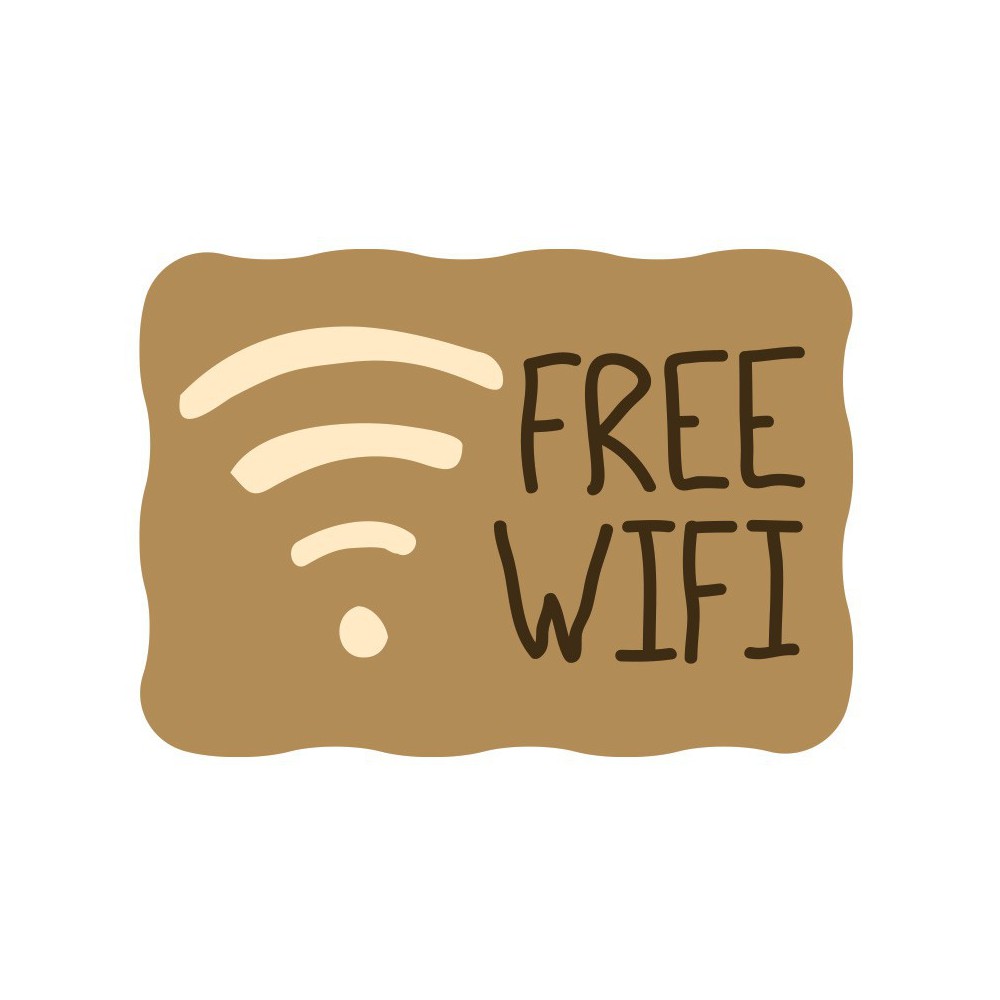Cafe Wifi sticker - 1