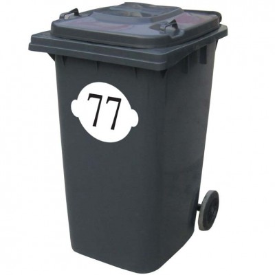 Huisnummer kliko sticker - 1