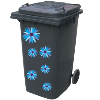 Kliko sticker flower blue 2 - 1