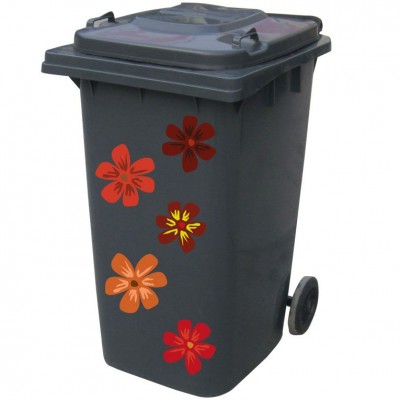 Kliko sticker bloem rood - 1