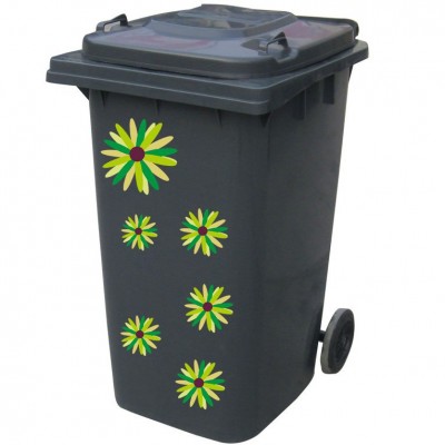 Kliko sticker bloem groen 2 - 1 Kliko sticker bloem groen 2 - 1