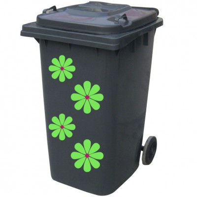 Kliko sticker bloem groen - 1